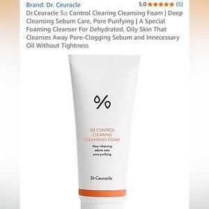 {SEALED} Dr Ceuracle 5α Control Foam Deep Cleansing Sebum Care Purifying NEW